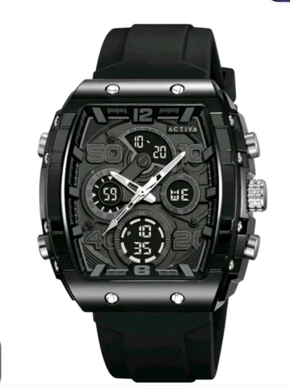 Activa X Invicta Digital Essentials Men's Watch - 45mm. Black (ACW8109-001)